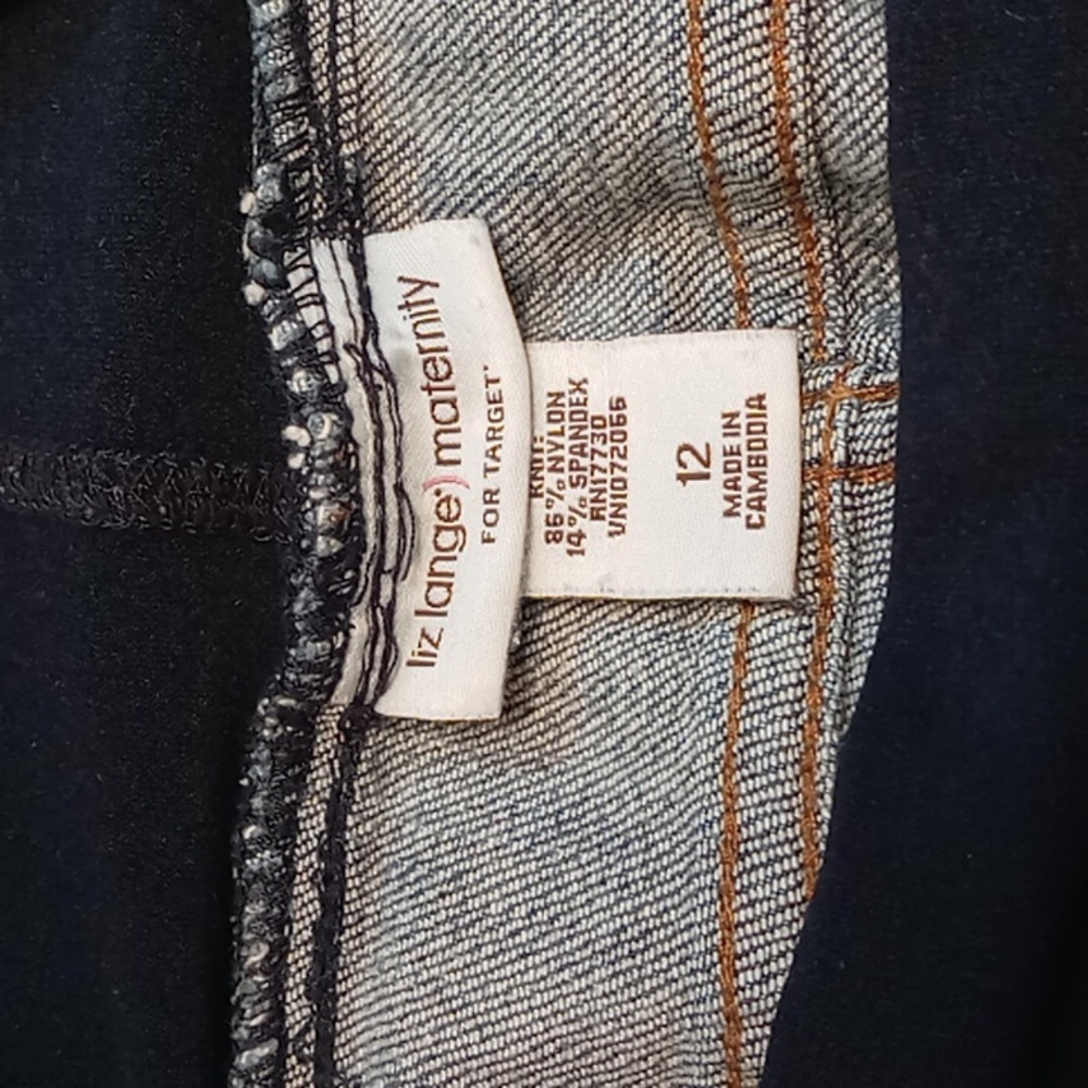 Liz Lange Maternity Jeans Size 12 - Picture 5 of 5